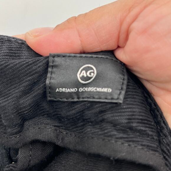 AG Adriano Goldschmied Elvie High Waist Crop Corduroy Trousers Women's 30 - Picture 11 of 14